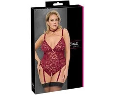 Body be tarpkojų raudona 2XL
