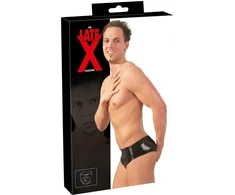 Late X Latex Men's Briefs juodas M/L
