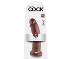 Pipedream King Cock KC 9 colių rudas penis