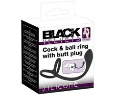 You2Toys RING cock and ball žiedas su užpakaliniu kištuku