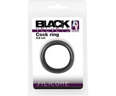 Black Velvets Juodas Velvets Cock Ring 3.8 cm