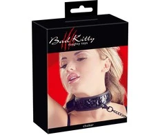 Bad Kitty Collar Antkaklis su pavadėliu