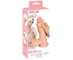 Nature Skin Dildo su judančia oda