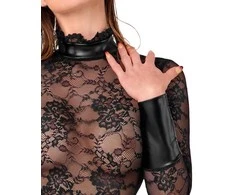 Collar Juoda suknelė su apykakle S