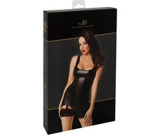 Noir Dress Suspender Strap L