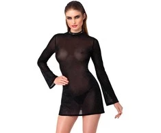 Juoda mini suknelė L