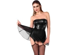 Noir Dress Suspenders XL