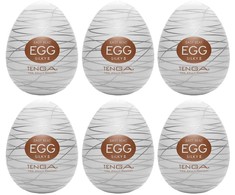 Tenga Egg Silky II Pack of 6 masturbatorių kiaušinėlių rinkinys, 6 vnt.