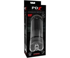 Pipedream PDX ELITE EXTENDER PRO VIBRUOJANTIS SIURBLYS SKAIDRUS