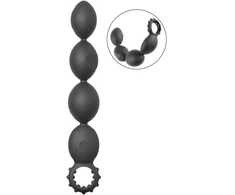 Flexible XL Anal Beads with Deep Vibrations