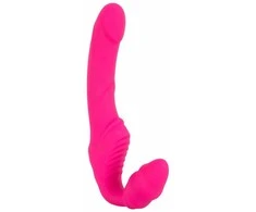 Strapless Strap On Vibruojantis dirželis be petnešėlių 2