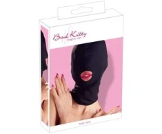 Bad Kitty Head mask mouth juodas BK