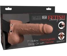Pipedream Dark FFS 7 tuščiaviduris dirželis tamsus Rem