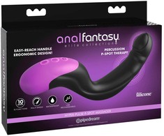 Dreamtoys Pipedream ANAL FANTASY ELITE HYPER-PULSE P-SPOT masažuoklis juodas