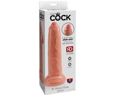 Pipedream „King Cock“ 9 colių neapdorotas – minkštas