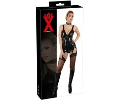Late X Latex Basque juodas 2XL