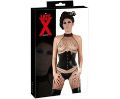 Late X Latex Waist Cincher juodas XL