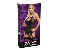 Leder Strapskleid M