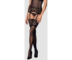 Obsessive - Letica Stockings Juodas L/XL