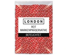 Orion London raudoni prezervatyvai 1000 vnt.