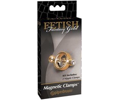 Pipedream Gold FFS auksiniai magnetiniai spaustukai auksiniai