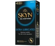 SKYN Extra Lubricated Prezervatyvai be latekso (10 vnt.)