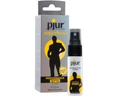 Pjur Superhero Performance Spray Purškiklis vyrams atidedantis ejakuliaciją (20 ml)