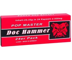 Orion Doc Hammer Pop Master 24 Capsules - Dietary Supplement for Adults, Made in Germany