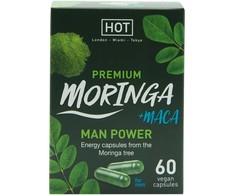 HOT BIO Moringa Man Power Capsules 60pcs - Vegan Herbal Complex