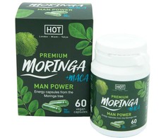 HOT BIO Moringa Man Power Capsules 60pcs - Vegan Herbal Complex