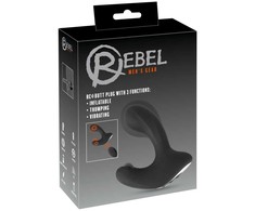 Rebel RC Butt Plug su 3 funkcijomis