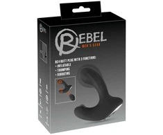 „Rebel RC Butt Plug“ su 3 funkc