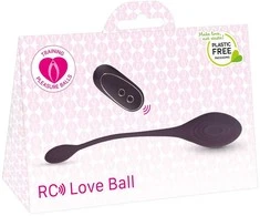 Training Pleasure Balls RC vienas vibruojantis meilės kamuolys