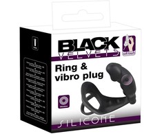 Black Velvets Vibruojantis silikoninis kištukas