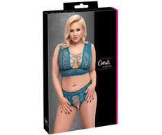 Cottelli Curves Liemenėlės rinkinys mėlynos spalvos 2XL
