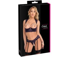 Cottelli Shelf Bra Set Violetinė 75B/S