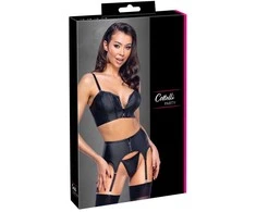 Top Set rhinestone zip S