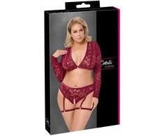 Viršus ir kelnaitės raudonos 2XL