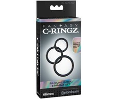 Pipedream Fantasy C Ringz FCR Silicone 3 Ring Stamina Se