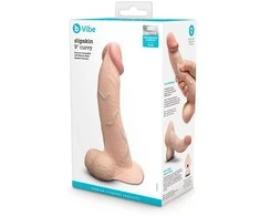 b-Vibe Slipskin 9" lenktas kremas