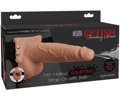 Pipedream FETISH FANTASY SERIES 7 colių čiurkšlantis tuščiaviduris dirželis LIGHT