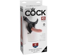 Pipedream King Cock Strap-On 6 colių