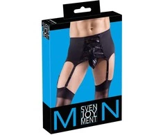 Svenjoyment Men's Suspender Belt L