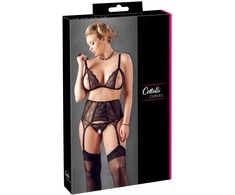 Cottelli Curves Bra Suspender Set 3XL
