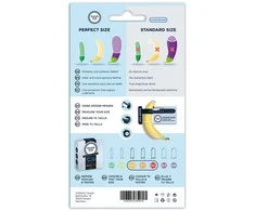 Mister Size Tester Kit Medium 3-Pack Custom Fit Condoms 53-60mm