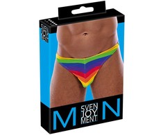 Svenjoyment Vyriški stringai Rainbow XL