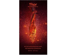 NUEI Thor Fire Gel Warming Sensation Vanduo-Based 50ml Vegan Formula