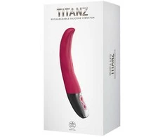 Pink Rožinė Titanz Vibrator Rožinė