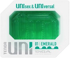 Tenga Uni Emerald universali masturbacijos rankovė