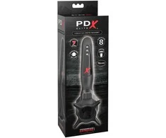 Pipedream PDX ELITE VIBRO-SIURBIMO PRIETAISAS, Juodas